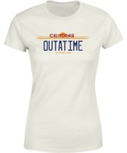 Back to the Future Outatime Plate Women's T-Shirt - Cream - S - Cream