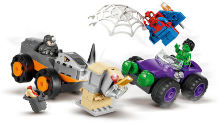 LEGO Marvel Hulk vs Rhino Monster Truck Showdown Set (10782)