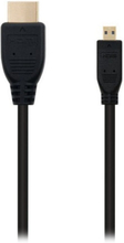 HDMI til micro HDMI kabel NANOCABLE 10.15.3501 Sort (0,8 m)