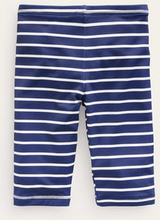 Shorts mit Sonnenschutz Jungen Boden, Schuluniform Blau/Weiß