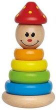 Wooden Stacking Tower Clown 16,5 cm