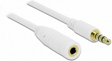 Lydjack-kabel (3,5 mm) DELOCK 84480 (1m) Hvid