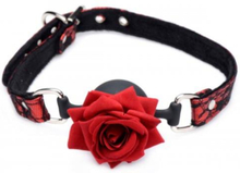 Eye-Catching Ball Gag With Rose