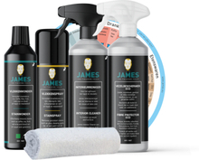 Premium set James producten voor textiel