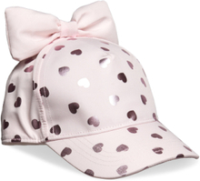 Cap Round Peak Big Bow Accessories Headwear Caps Pink Lindex