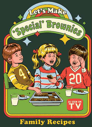 Steven Rhodes Let's Make Special Brownies Hoodie - Green - XXL