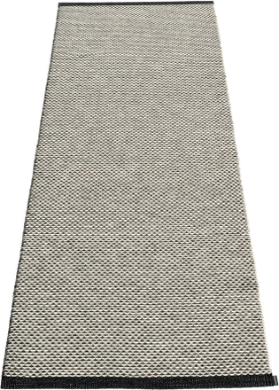 Pappelina Gulvteppe Effi, svart, 70 x 200 cm
