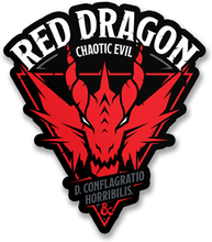 Red Dragon - Chaotic Evil Sticker, Accessories