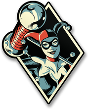 Harley Quinn Big Bat Sticker, Accessories