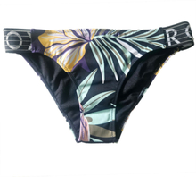 ROXY Active B Damen Bikini-Unterteil Bademode im Blumen Allover-Print Bikini-Hose ERJX404461 KVJ4 Schwarz