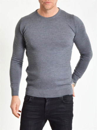 Johannes Merino Sweater Anthracite (XL)