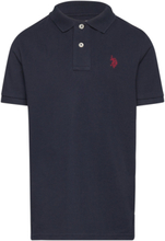 Dhm Pique Polo Tops T-shirts Polo Shirts Short-sleeved Polo Shirts Navy U.S. Polo Assn.