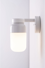 Ifö Electric Ohm Wall Væglampe LED E27 Hvid 100/210 Opalglas IP44