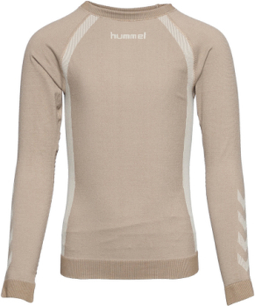 Hmlspin Seamless T-Shirt L/S Sport T-shirts Sports Tops Multi/patterned Hummel
