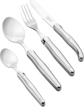 Cutlery Set 24 Pack Home Tableware Cutlery Cutlery Set Silver Laguiole Style De Vie