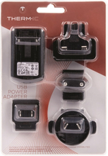 Therm-ic Therm-ic USB Power Adapter Black Skotillbehör OneSize