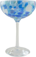 Magnor Swirl champagneglass 22 cl, blå