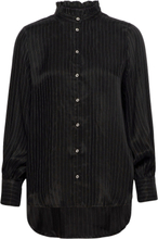 Mistykb Shirt Tops Shirts Long-sleeved Black Karen By Simonsen