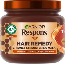 Garnier Respons Hair Remedy 3-Honey Strengtening Mask