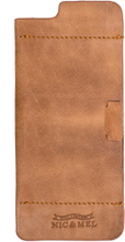 Floyd Stick-On med korthållare i brunt läder till iPhone 6/6S