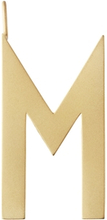 Design Letters Archetype Charm 30 mm Gold A-Z M