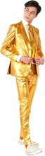 OppoSuits Teen Groovy Gold Kostym - 158/164