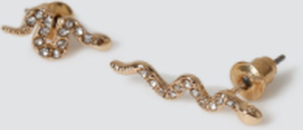 Finer Asymmetric Snake Stud Earrings