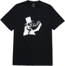 HUF Dastardly Herren T-Shirt klassisches Baumwoll-Shirt mit Front-Print TS01633 Schwarz