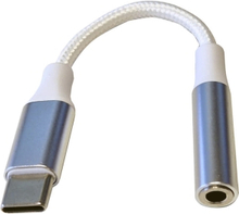 Gear Gear Adapter Audio USB-C til 3,5 mm Stereo Hvid