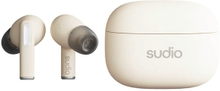 Sudio Sudio A1 Pro In-Ear True Wireless ANC Høretelefoner Sand