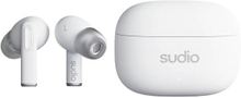 Sudio Sudio A1 Pro In-Ear True Wireless ANC Høretelefoner Hvid
