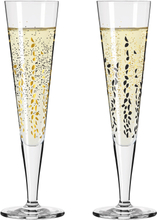 Ritzenhoff Goldnacht Sparkle champagneglass, 2 stk
