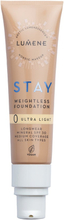 Lumene Stay Weightless Foundation SPF30 0 Ultra Light - 30 ml