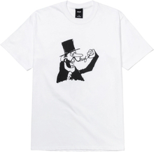 HUF Dastardly Herren T-Shirt klassisches Baumwoll-Shirt mit Front-Print TS01633 Weiß