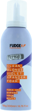 Fudge 200ml Violet Volumizing Xpander Foam Clean Blonde