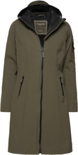 Functional Raincoat Outerwear Rainwear Rain Coats Grønn Ilse Jacobsen*Betinget Tilbud