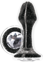 NSNovelties: Stardust Glam, Premium Glass Plug, svart
