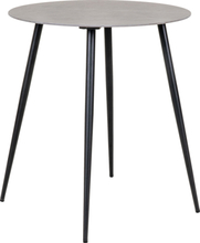 Lazio matbord Ø60 cm - Grå/svart