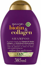 Shampoo til volumen OGX Kollagen Biotin (385 ml)