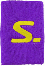 Salming Wristband Short 2-pack Purple/Safety Yellow