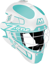 Zone Goalie Mask Monster Square Cage Light Turquoise/White