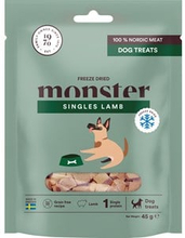 Hundgodis Monster Dog Treats Freeze Dried Lamb 45g