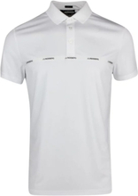 White Lindeberg Chad Slim Fit Golf Polo T-skjorter Topper