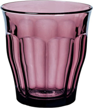 "Picardie Tumbler X 4 Home Tableware Glass Drinking Glass Purple Duralex"