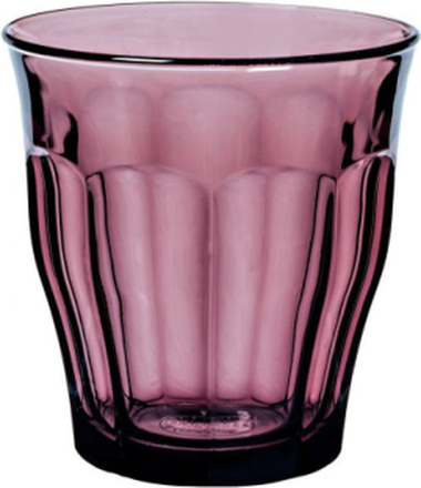 Picardie Tumbler X 4 Home Tableware Glass Drinking Glass Purple Duralex