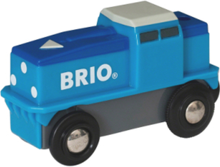 Brio®World Batteridrevet Godslokomotiv Toys Toy Cars & Vehicles Toy Vehicles Trains Multi/mønstret BRIO*Betinget Tilbud