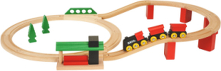 Brio® Classic Deluxe Set Toys Toy Cars & Vehicles Toy Vehicles Trains Multi/mønstret BRIO*Betinget Tilbud