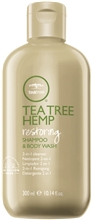 Tea Tree Hemp Restoring Shampoo & Body Wash 300 ml