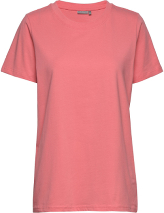 Zashoulder 1 T-Shirt T-shirts & Tops Short-sleeved Rosa Fransa*Betinget Tilbud