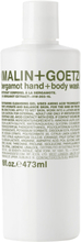 Bergamot Hand + Body Wash Beauty Women Home Hand Soap Liquid Hand Soap Nude Malin+Goetz